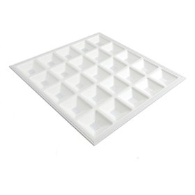 Montuojamas šviestuvas EUROLIGHT Milan, panelė, įleidžiama, LED 38 W, 180-240 V, 3990 lm, 4000 K, IP40, kvadratinė, baltos spalvos, 600x600 mm