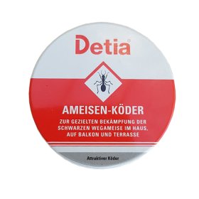 Jauko dėžutė sodo skruzdėlėms naikinti Detia, metalinė, 5 g