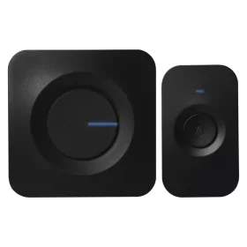 Skambutis EMOS P5728, 52 melodijos, 180 m, bevielis skamb., maitinimas 3 x AAA (komplektacijoje nėra), 1 x A23 (komplektacijoje yra), juoda.