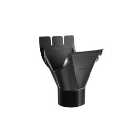 Nuolaja BILKA, skersmuo 125/90 mm, juodos spalvos, RAL9005