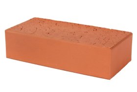 Keraminė plyta LODE, pilnavidurė, raudona, lygi, 25 Mpa, matmenys 250 x 120 x 65 mm, 14.100153L