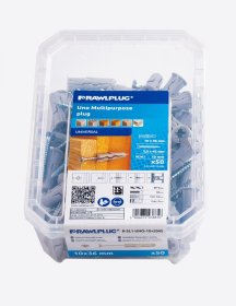 Universalus kaištis RAWLPLUG Uno, 10 x 36 mm, su medsraigčiu 5 x 45 mm, 50 vnt.