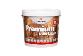 Medienos fasado dažai TOPCOLOR Premium Villa Latex, 5 l, geltonos sp.
