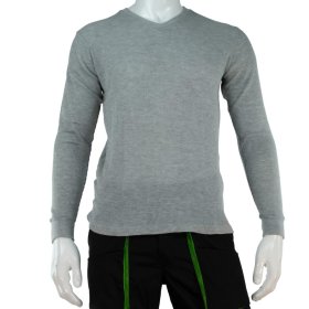 Vyriški šilti marškiniai ilgomis rankovėmis HERVIN, pilka spalva, 190g, M dydis, 7860022