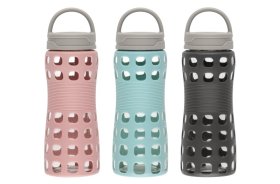 Stiklinis buteliukas-gertuvė ATOM, 500ml