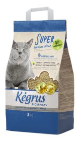 Biokraikas katėms KĖGRUS, augalinės kilmės, 3kg