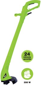 Elektrinė žoliapjovė HERVIN GARDEN ZLP250W2, 250 W, pjovimo plotis 22 cm