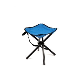 Trikojė žvejybinė kėdutė, RF-FC02M, metalinė, mėlyna 26 x 28 x 35 cm