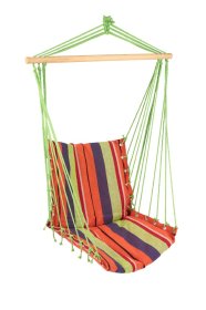 Hamakas H28, su medine juostele, pakabinamas, vienvietis, sėdimas, 50 x 100 cm