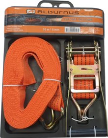 Krovinio tvirtinimo diržas ALBURNUS ST-222, ilgis 10 m, plotis 50 mm, 1,3 t, 1 vnt.