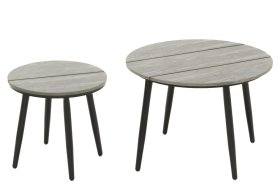 Lauko staliukų komplektas 4LIVING, 2 vnt., apkrova iki 100kg