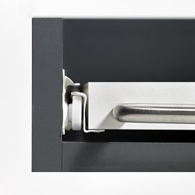 Stalčių bėgeliai, ritin., dalin. Ištr. HETTICH, 300mm, 15kg, rudos sp., 608