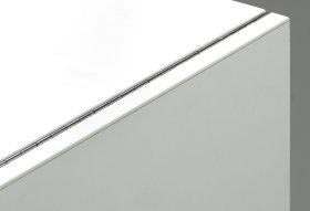 Ištisinis vyris baldinis HETTICH, 32x1200mm, dengtas žalvariu, 9169530