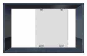 Stumdomų durų bėgelis HETTICH SlideLine1, frezuojamas, spl. balta, 2 m, 2 vnt., 1491