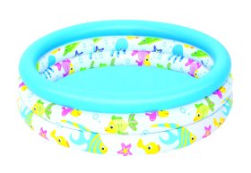 Pripučiamas vaikiškas baseinas BESTWAY CORAL, 1.02m x 25cm, 51008