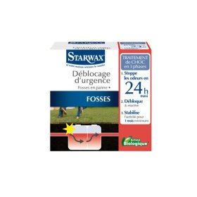 Septikų priežiūros priemonė STARWAX 655, 3 x 200 g