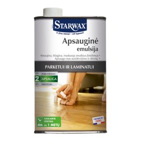 Apsauginė emulsija STARWAX 66360, parketo ir laminato atnaujinimui, 1 l