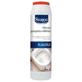 Aktyvūs putojantys tualetų nukalkinimo milteliai STARWAX 66678, 1 kg