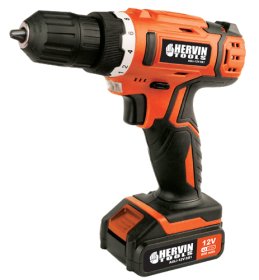 Akumuliatorinis gręžtuvas HERVIN TOOLS, 12 V, 1 baterija Li-ion (AGLi-12V-SB1)