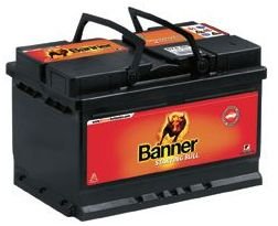 Akumuliatorius BANNER Starting Bull, 12 V, 55 Ah, 450 A, 241 x 175 x 175 mm