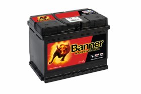 Akumuliatorius BANNER Starting Bull, 12 V, 62 Ah, 510 A, 241 x 175 x 190 mm