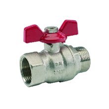 Rutulinis ventilis ARCO Sena, 1/2'', išorė/vidus, RHM16/153603, su trumpa rankenėle