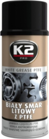 Tepalas K2 Ptfe White Grease, atsparus vandeniui, 400 ml