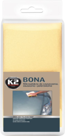 Automobilinė šluostė K2 Bona Pro, iš mikropluošto, 40x40cm