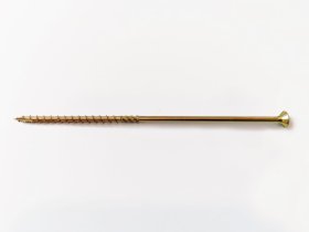 Medsraigčiai ROBUS, 6 x 120 /60 mm, įleidžiama galva, cinkuoti, 10 vnt., TORX30