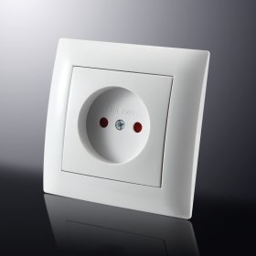 Kištukinis lizdas ORRO LC-07, 1 vietos, įleidžiamas, be įž., kreminės sp., 16A 250 V, A550420028