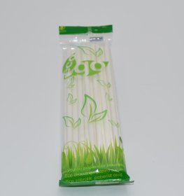 Vienkartiniai šiaudeliai ECO GO 20, popieriniai, 20 vnt.