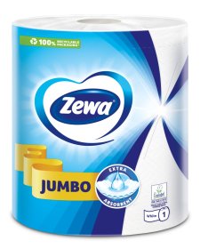 Popieriniai rankšluosčiai ZEWA Klassik Jumbo, 2 sl, 1 rit.