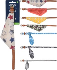 Antkaklis šunims, kaklaraištis/skarelė 215 x 275 x14 mm., 205 x 265 x 14 mm