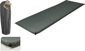 Savaime prisipučiantis čiužinys, rudos/žalios spalvos, 196x67x5cm