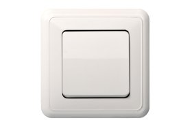 Jungiklis LIREGUS Delta, 1 klavišo, įleidžiamas, baltos sp., IJ1.10-001.Delta/B