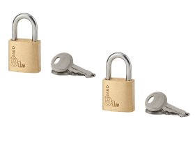 Pakabinama spyna THIRARD, Type 1-20 žalv.korp., (kompl. 2 vnt.) 4 raktai, 193005