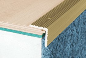 Aliumininė laiptų juostelė HESORA H 30 D4, 2.0 x 180 cm,  mat.šampano spalvos, kilmės šalis ES