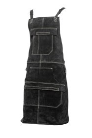 Suvirinimo prijuostė HOGERT TECHNIK Arno, odinė, juodos spalvos, 60 x 90 cm