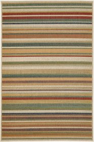 Kilimas Sedona, 80 x 200 cm, 100% polipropilenas, tinkamas viduje ir lauke, dryžuotas, spalvotas, 750978