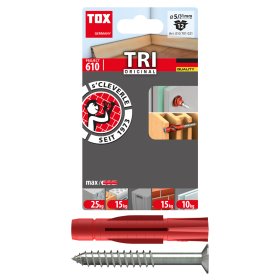 Universalus kaištis su sraigtu TOX Tri, 5/31, 12 vnt.