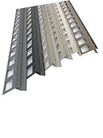 Profilis balkonų ir terasų užbaigimui ARCANSAS 430A/105, 2500 x 95 x 69 mm, aliuminis, akmens imitacija, antracito spalvos