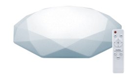 Lubinis LED šviestuvas ORRO, apvalus, su pultu, 2x48 W, 3840-7680 lm, 3000-6500 K, IP20, 220-240 V, 5850x5850x800 mm, CE32-48