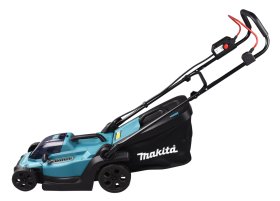 Akumuliatorinė vejapjovė MAKITA DLM330RT, 18V, 32 cm, 30 l krepšys, 5 Ah akumuliatorius ir greitasis pakrovėjas