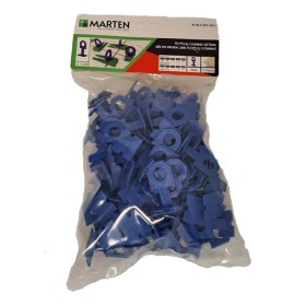 Plytelių inkaras MARTEN, storis 2 mm, 7-15 mm, išlyginimo sistemai, mėlynas, 100 vnt.