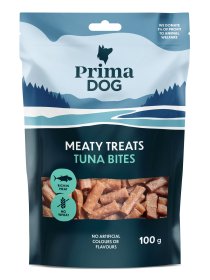 Skanėstas šunims PRIMADOG, tuno kąsneliai, 100g