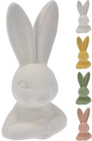 Velykinė dekoracija Zuikis, 4 skirtingos sp., aukštis 15 cm