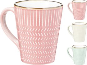 Puodelis, keraminis, 3 skirtingos sp., 300 ml