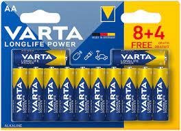 Maitinimo elementai VARTA 4906(8+4), 12 vnt. AA LR6