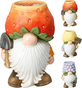 Keraminis lauko vazonas Nykštukas, 3 skirtingi dizainai, 26 x 20 x 33,5 cm.