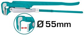 Santechninis raktas TOTAL, 1-1/2", iki 55 mm, 90 laipsnių THT172151